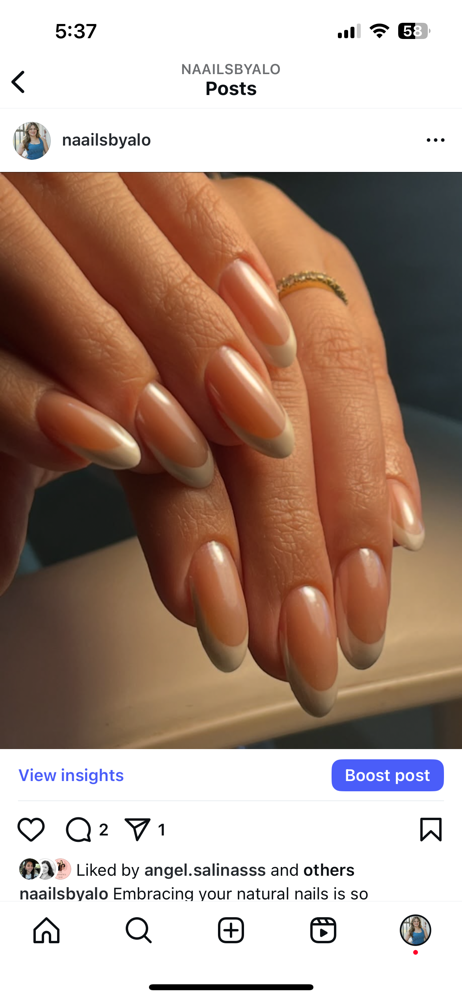 Med- Long Structured Manicure