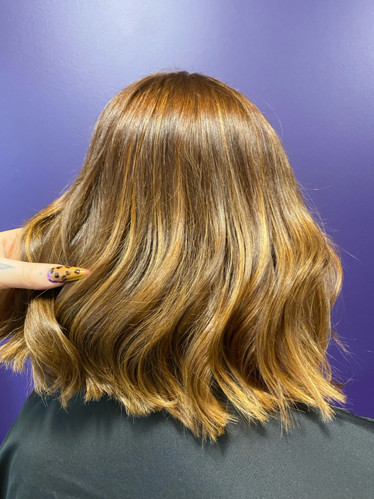 Medium Haircut & Style