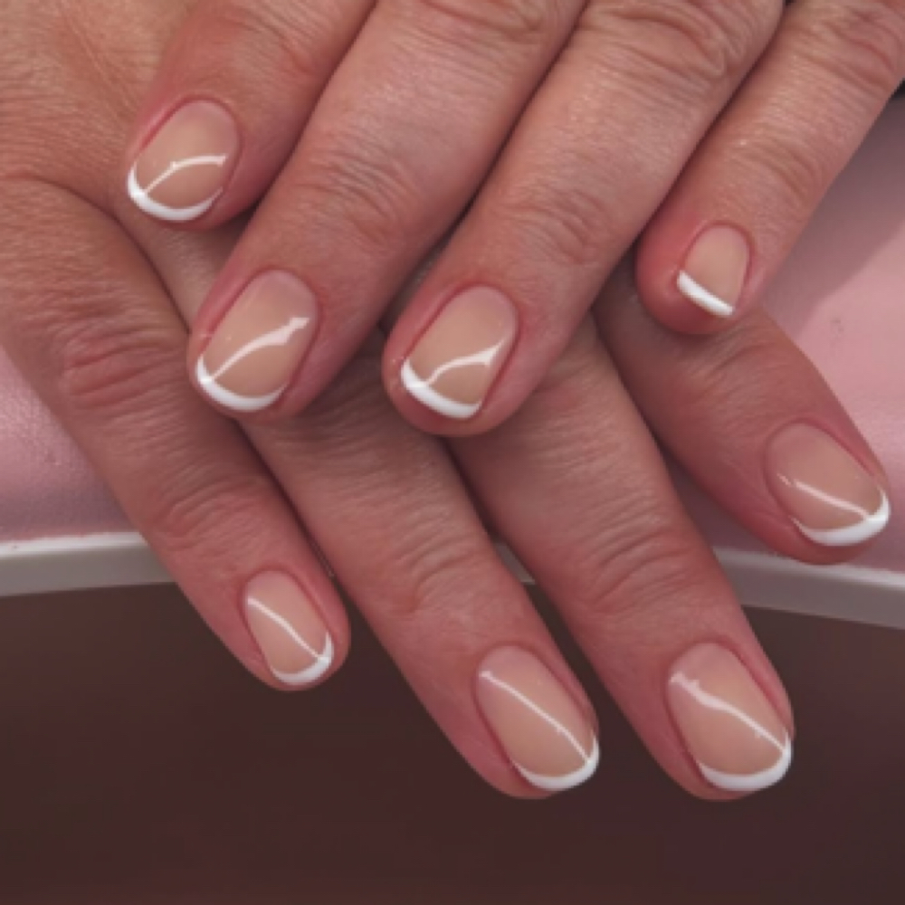 French Tips at Prim and Polished in Brookings, SD