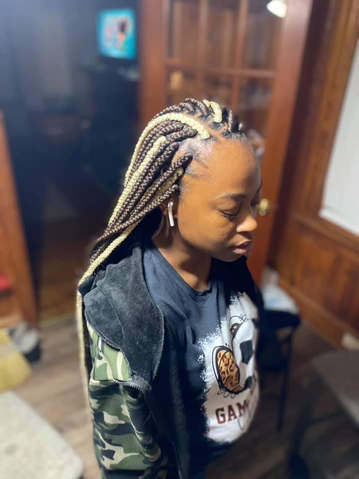 Medium Box Braids