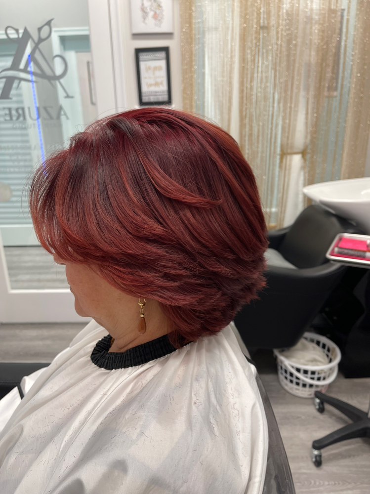 Shamp/cond.&Blow Dry Mid Length