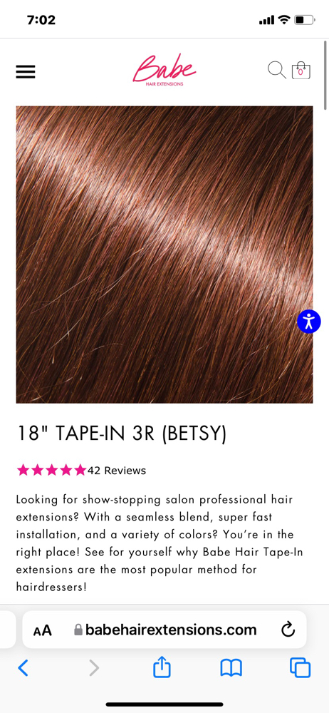 Babe Extensions 18” Per Pack