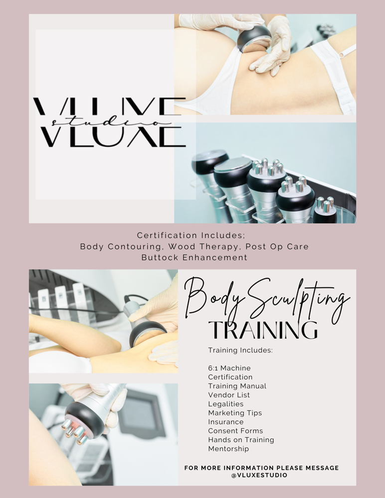 Body Sculpting Training at Vluxe Studio in Newcastle, WA