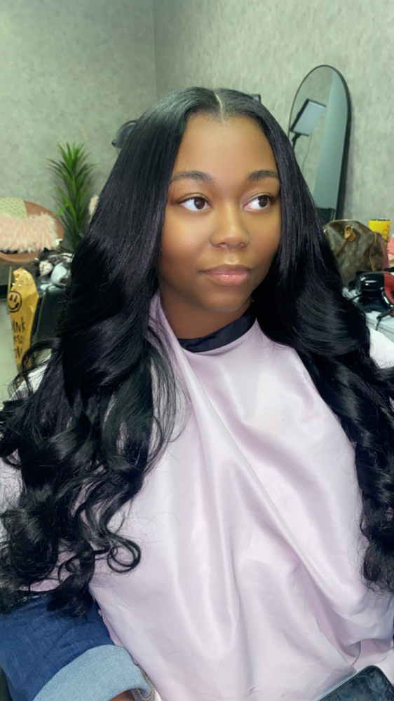 Natural Part Sew In at Keyana D in Columbus, GA