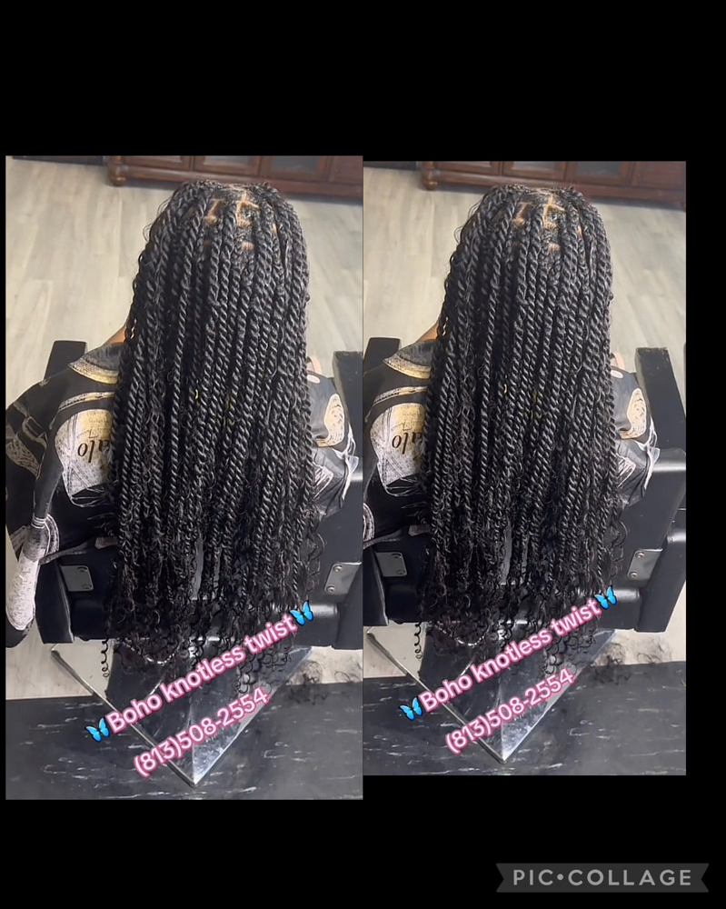 Boho Knotless Senegales Twist