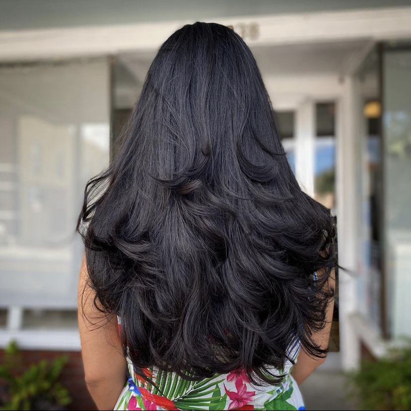 Blowdry And Style With Extentions