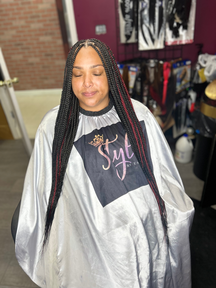 Waistlength Knotless Braids