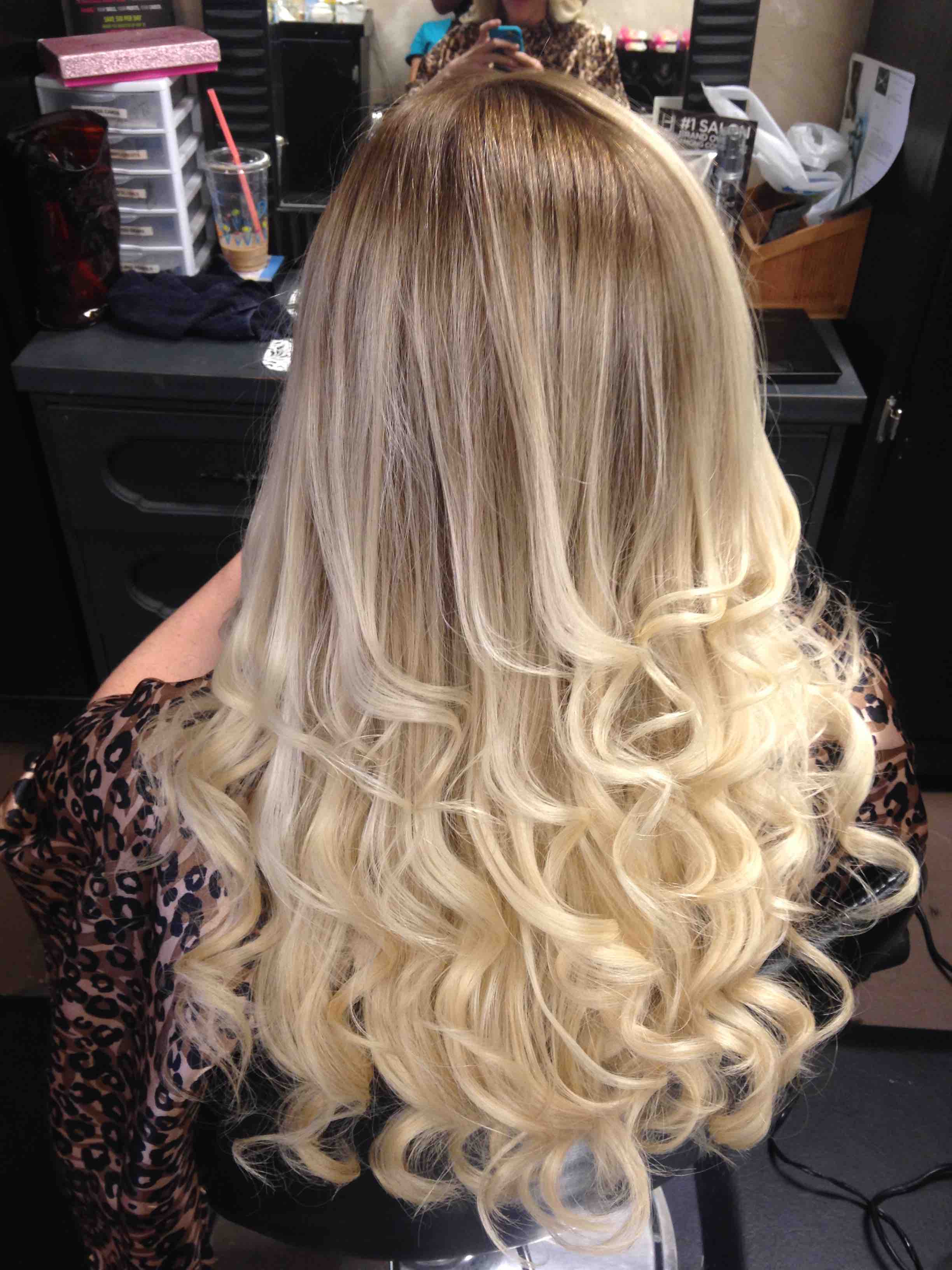 Balayage Highlight With Ombre