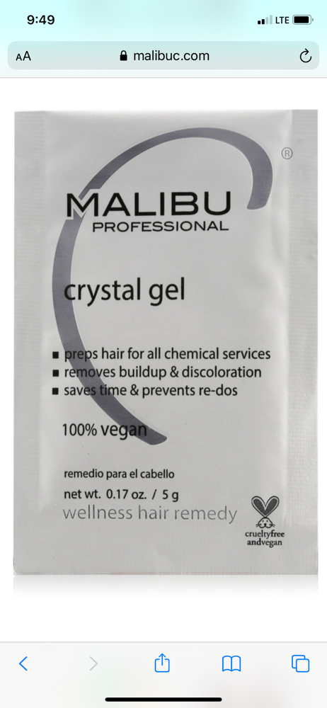 Malibu C Crystal Gel Treatment