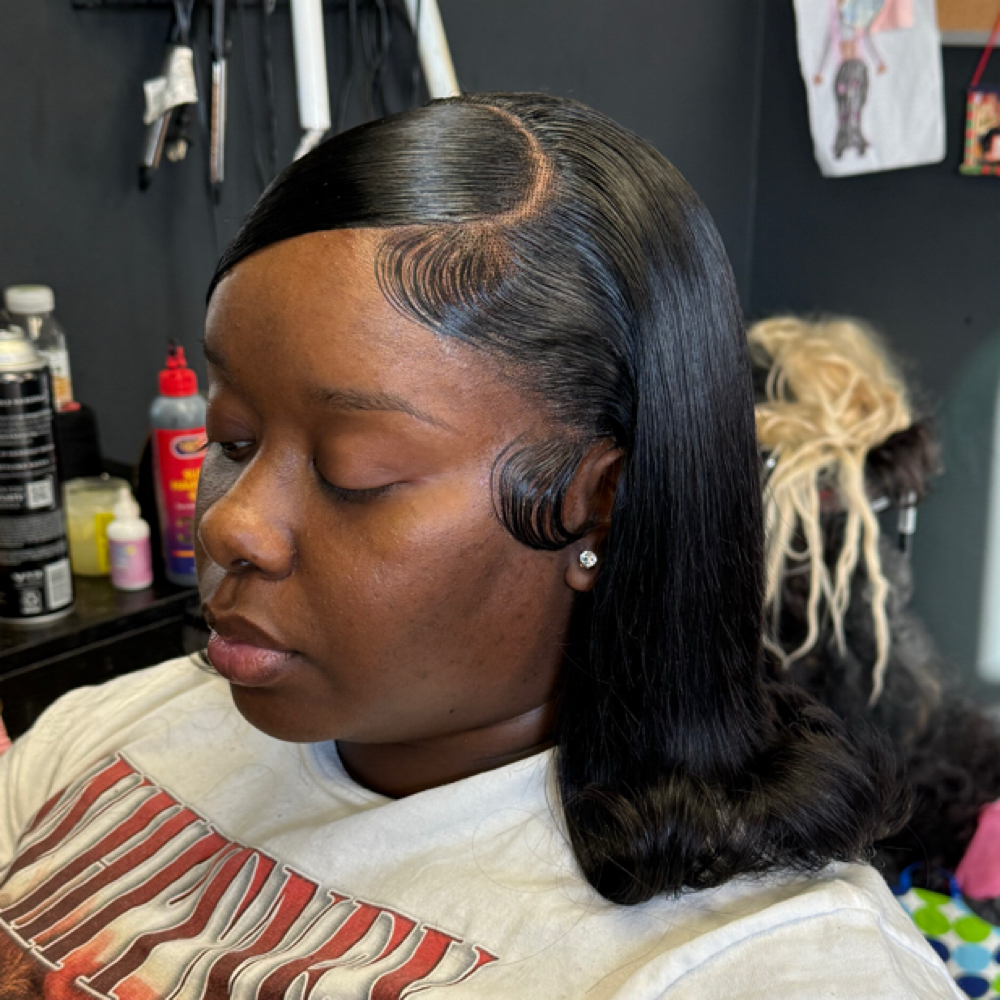 Quick Weave Frontal Install at Chanele Xtensions in Millville, NJ