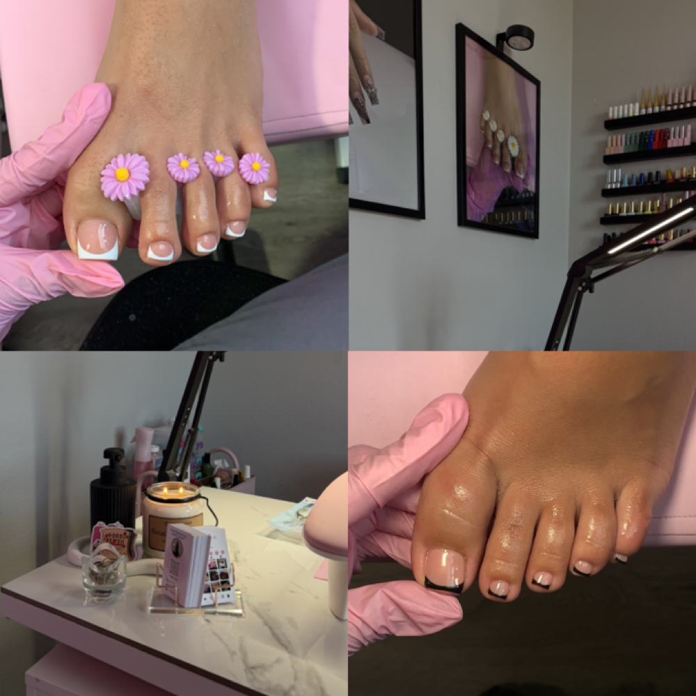 DRY PEDICURES at JAZYNAILZ in Miami, FL