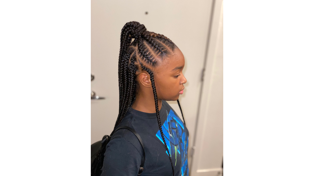 Half Up Half Down W Knotless