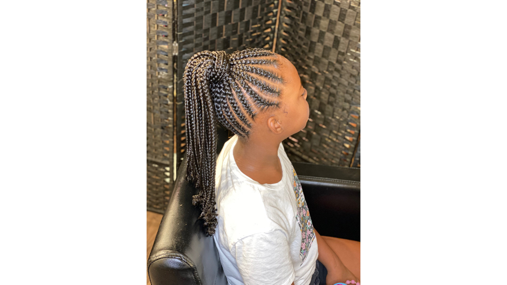 Kids Braided Ponytail