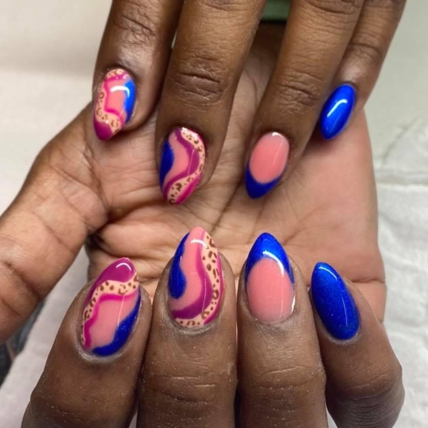 Complex Nail Art at Nails By Jennifer Dowell in Cadillac, MI