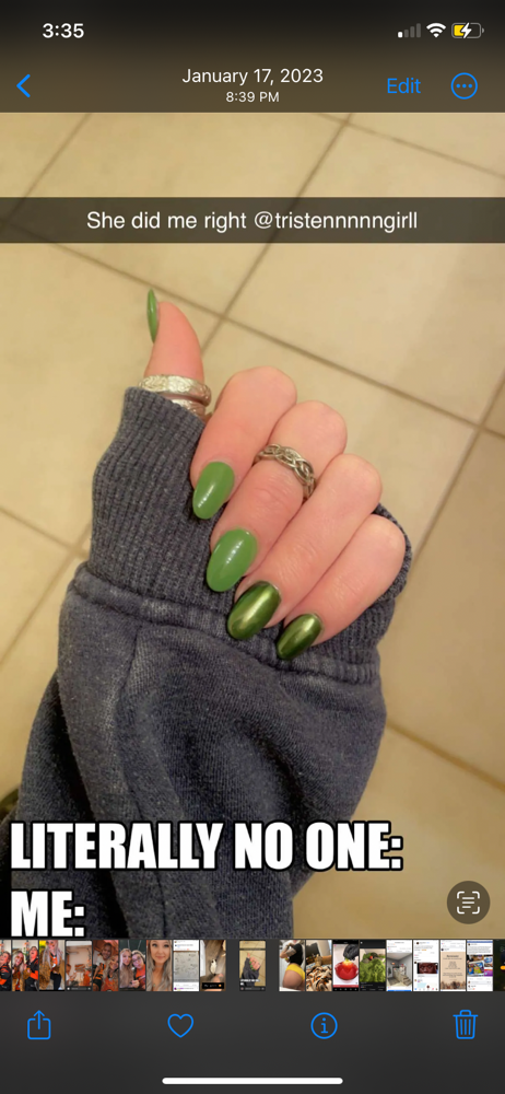 Regular Polish On Natural Nails