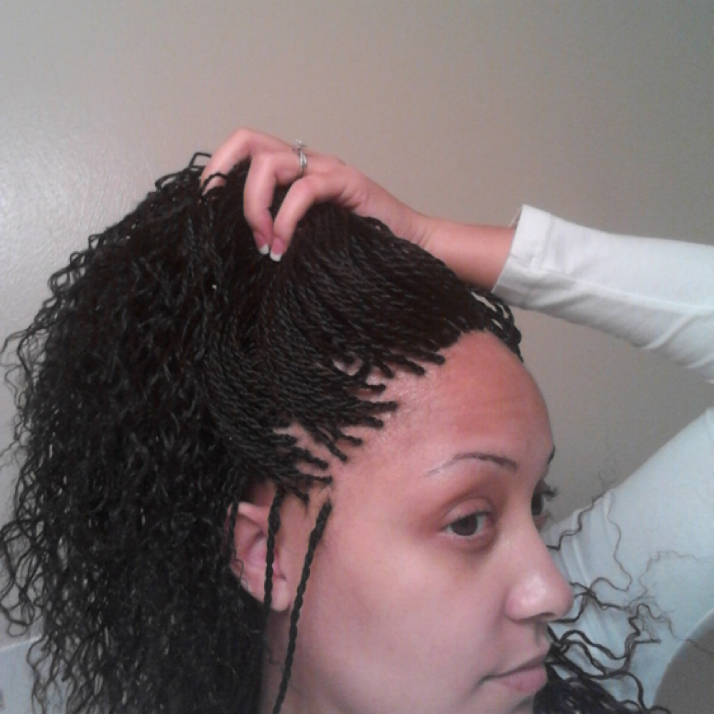 Micro Twist at Pretty Hair braiding in Morrow, GA