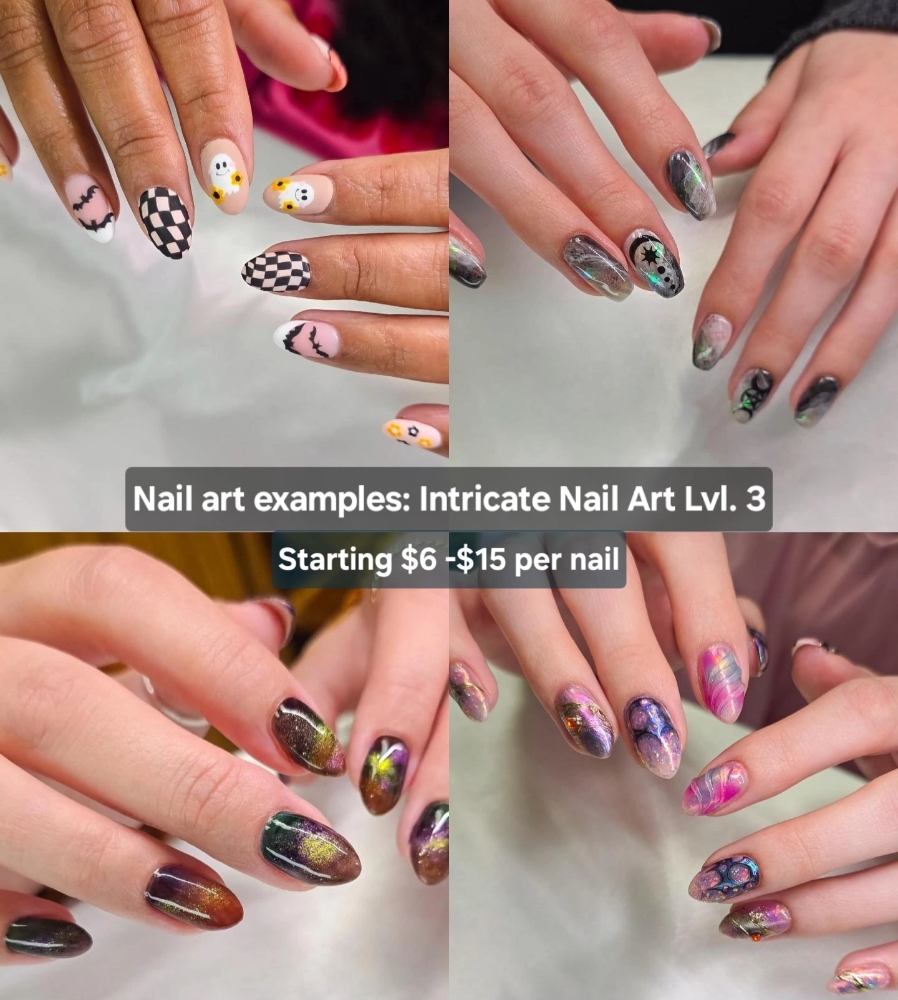 Nail art examples: Intricate Lvl. 3