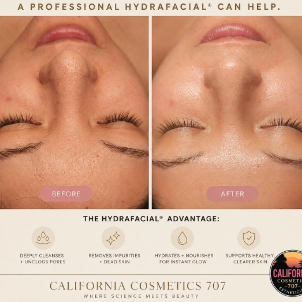 Signature Hydrafacial at California Cosmetics 707 in Mckinleyville, CA