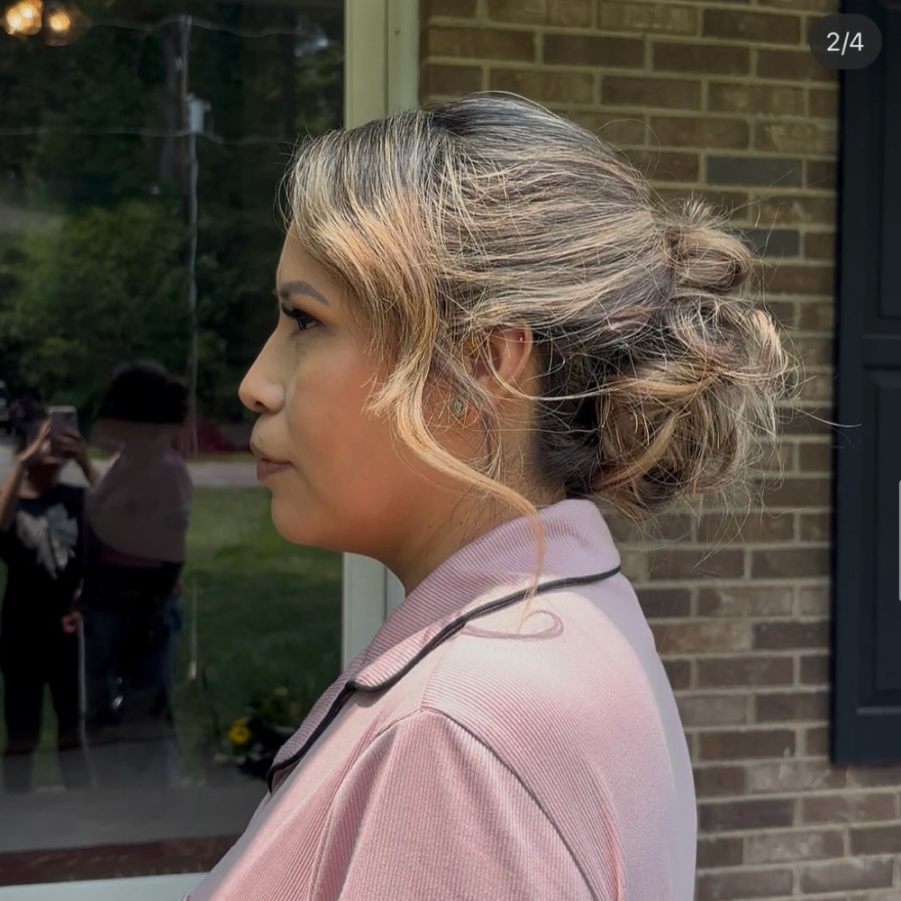 Hair Updo at Casa D’ Foils in Fort Mill, SC