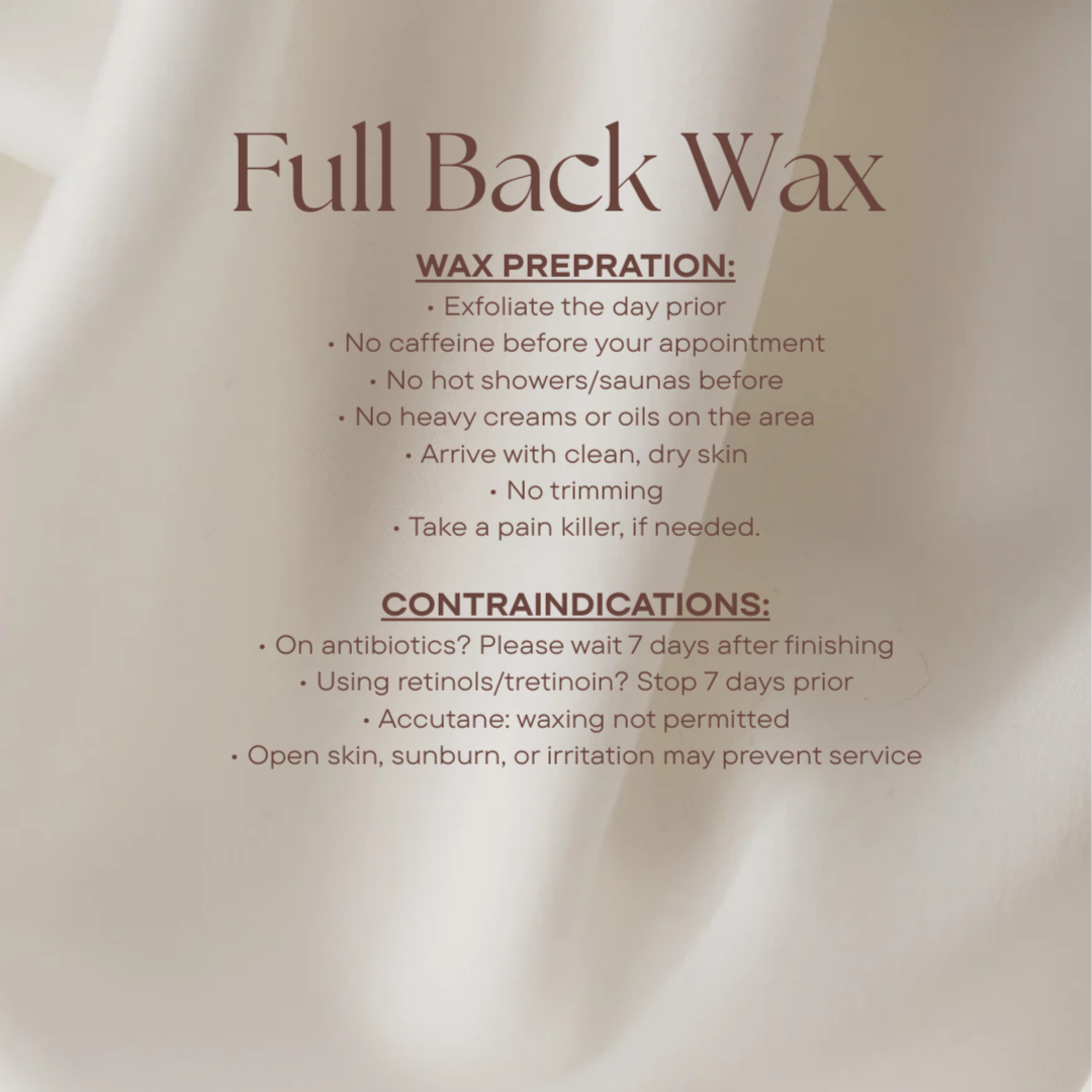 Full Back Wax