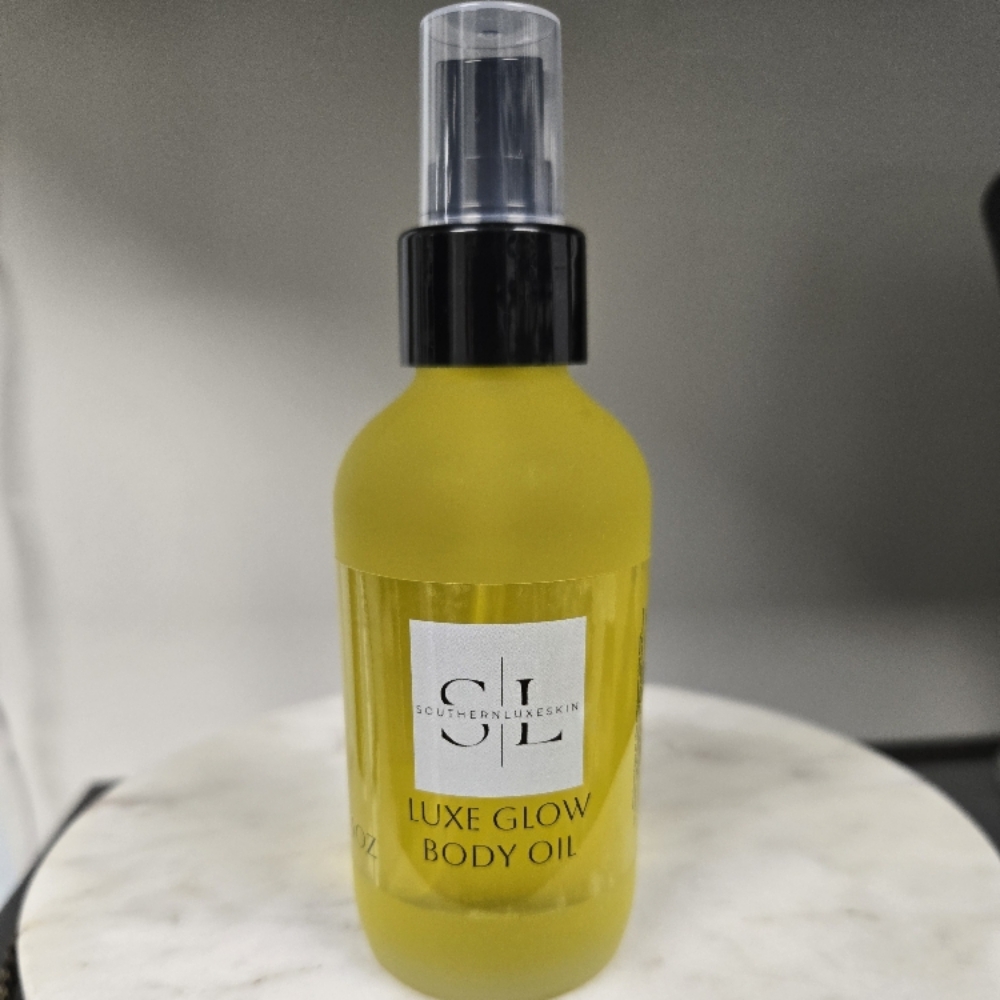 SLS Body Glow Oil 4oz at SouthernLuxeSkin in Cordova, TN