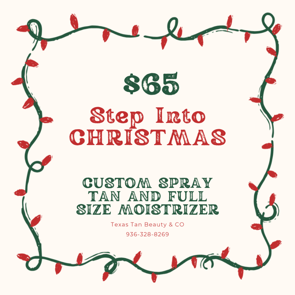 Step Into Christmas Spray Tan