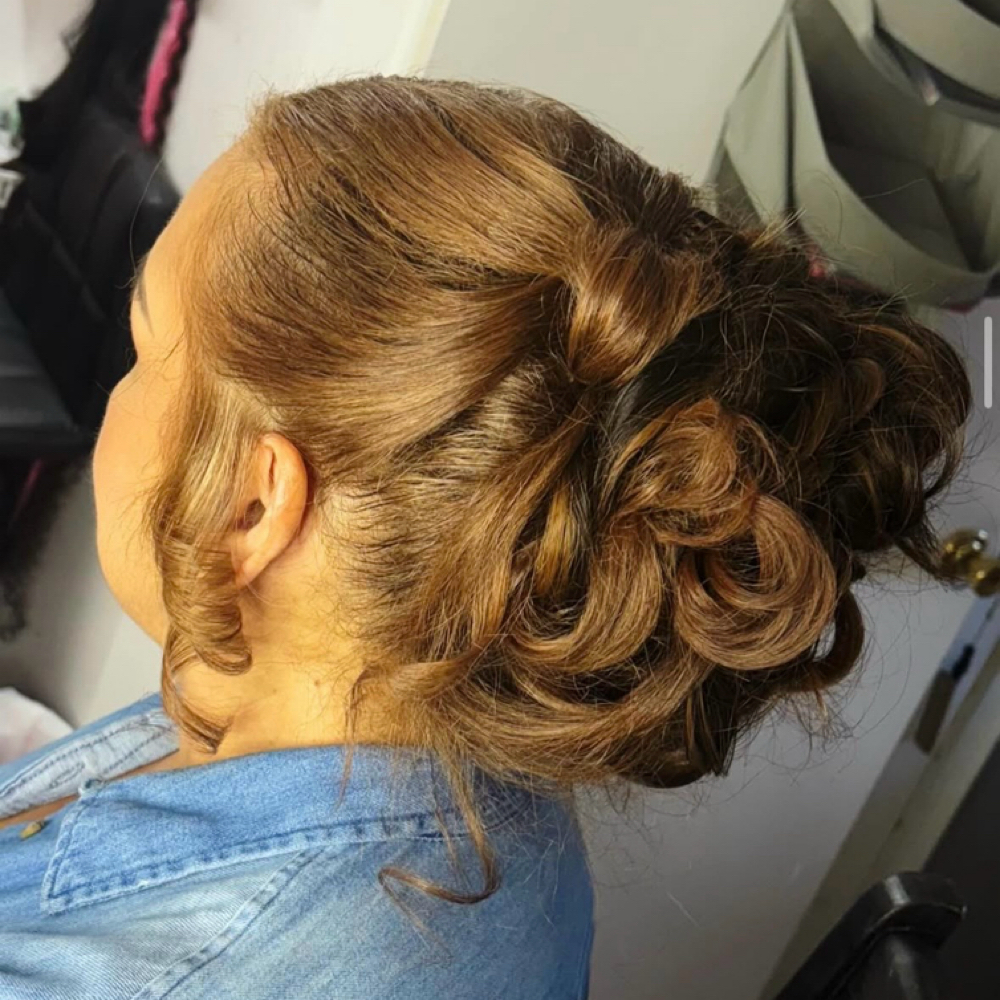 Hairstyle With Extensions at MakeBraids_byVG in Willimantic, CT