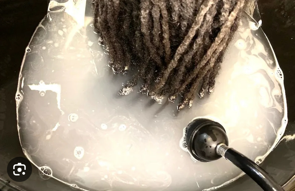 Scalp detox treatment at LBZ Hair Company in Pelham, AL
