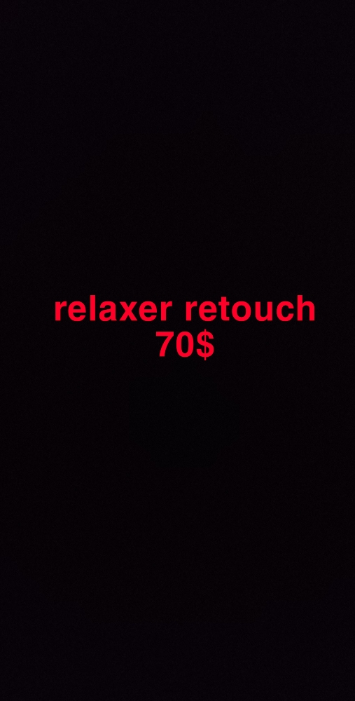 Relaxer Touch Up