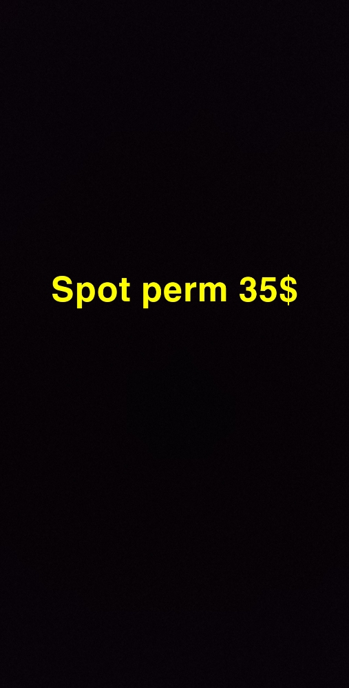 Spot Perm (Add On Service)