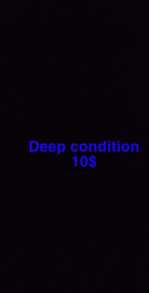 Deep Condition (Add On Service)