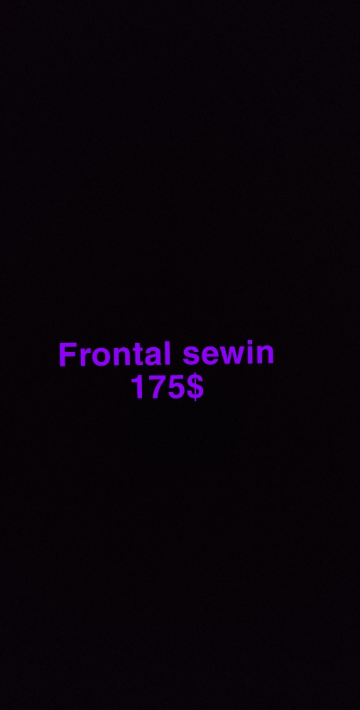 Frontal Sew-In