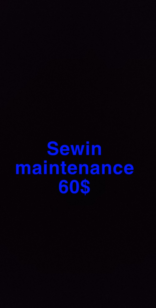 Sewin Maintance