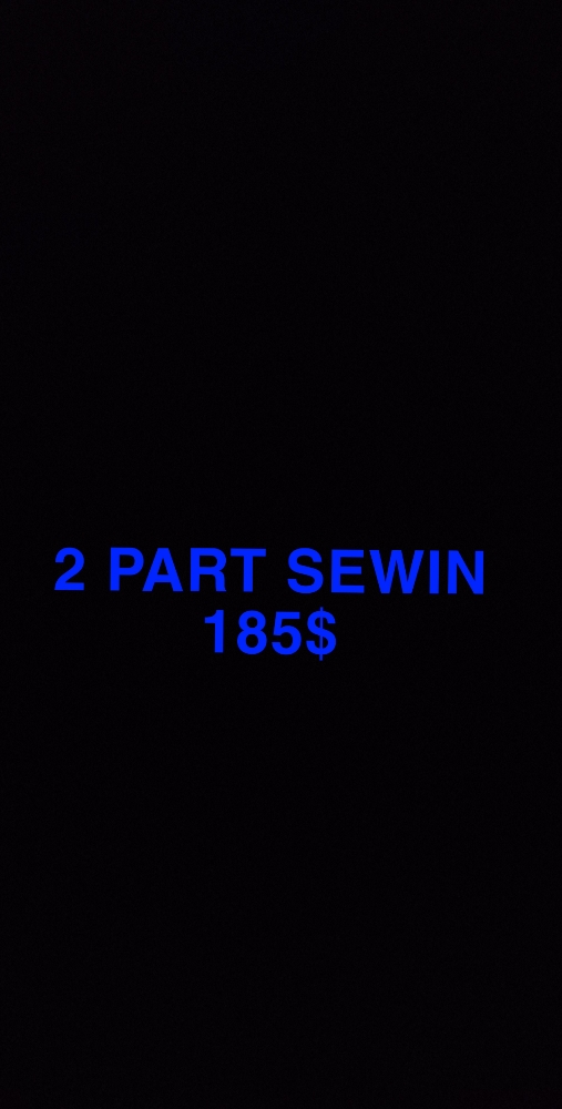 2 Part Sew-In