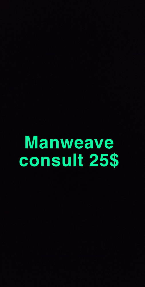 Man Weave Deposit & Consult 1stAppt