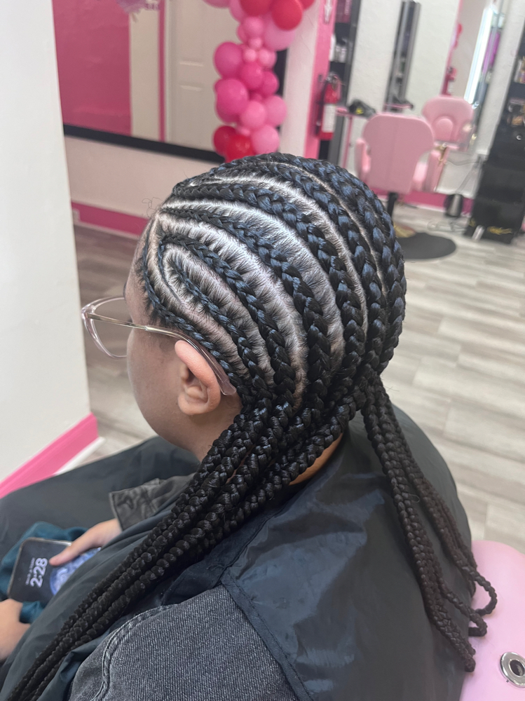 Stitch Braids (Hair Added)