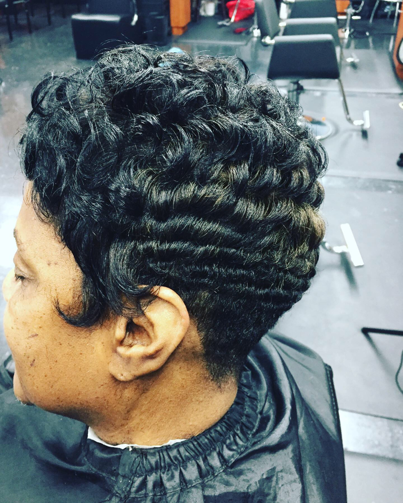 Basic Style (rollerset /wrap&curl)