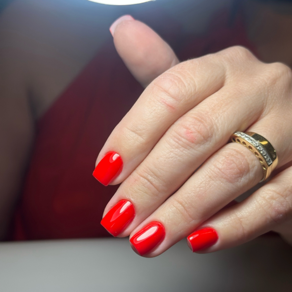 Blindagem Em Gel / Gel Overlay at Ondina Nail Studio in Alpharetta, GA