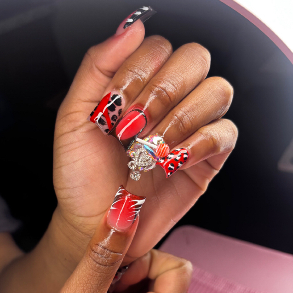 Short Freestyle at Pink Velvet Nail Studio in Arlington, TX