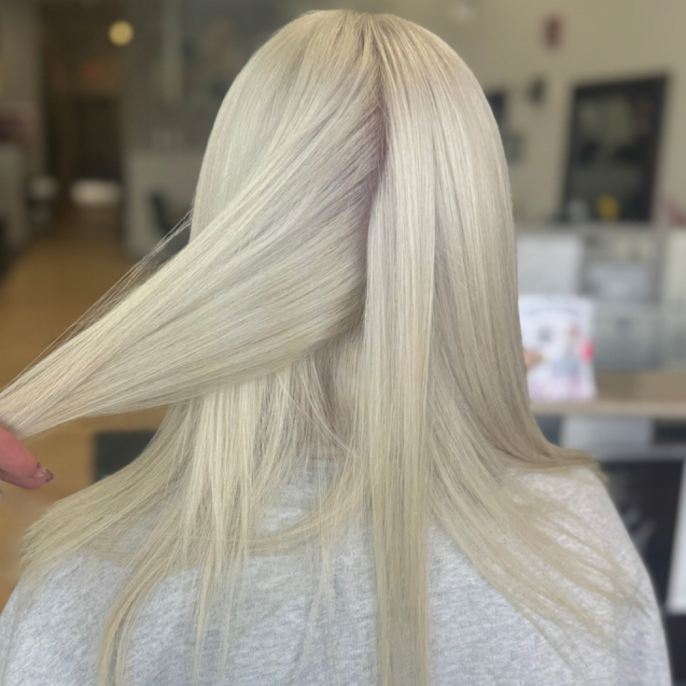 Bleach Re Touch at Hair by  Brenna @ Be•you salon in Brockport, NY