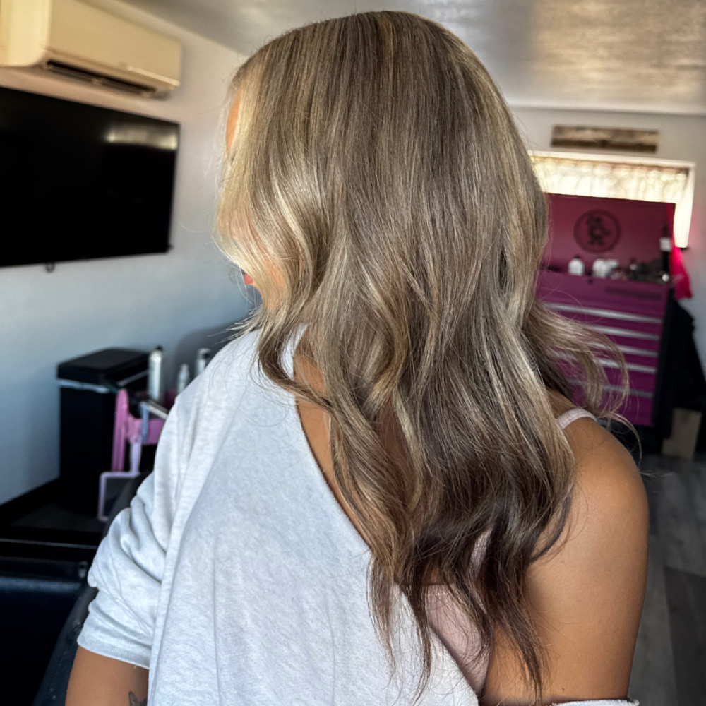 Partial Custom Blonding at Legally Blonde Salon in Brownsville, OR