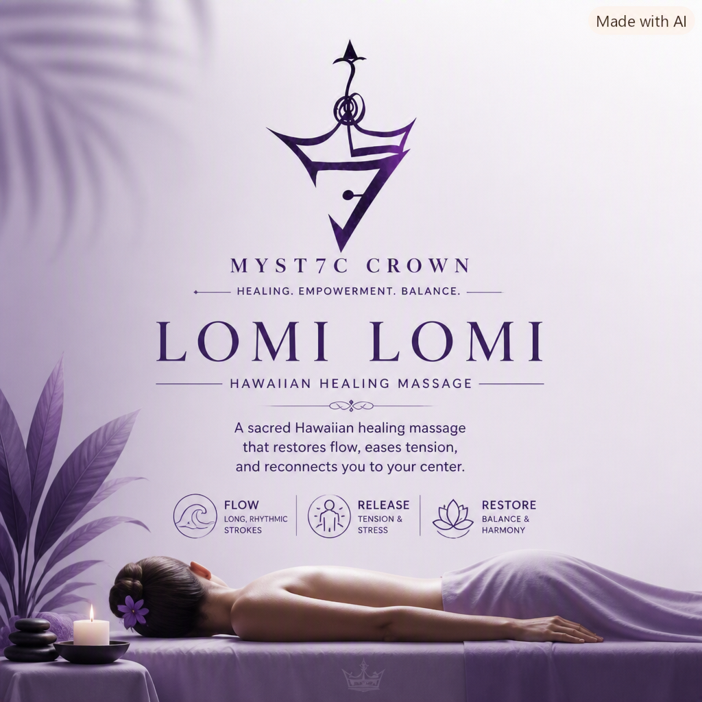 Lomi Lomi at Myst7c Crown In Home Massage in Tempe, AZ