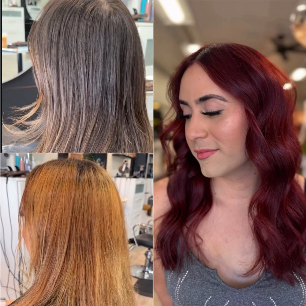 Double Process Color Change at Eight Six Zero Salon in Winters, CA
