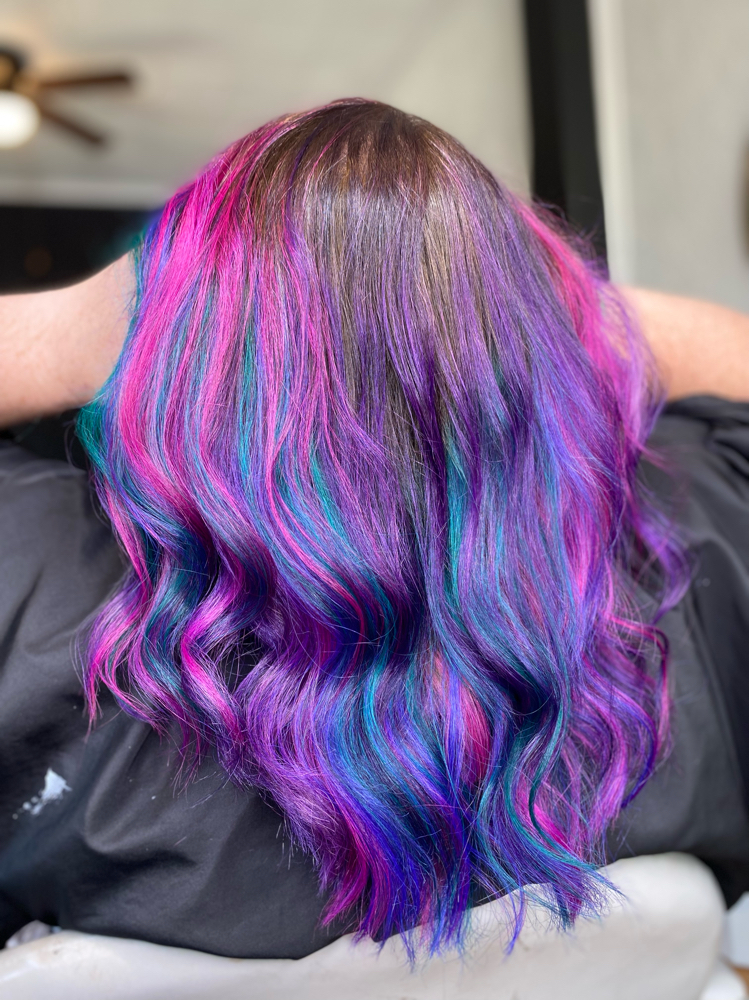 Fantasy Color at Pretty Parlor By Lyric in Humble, TX