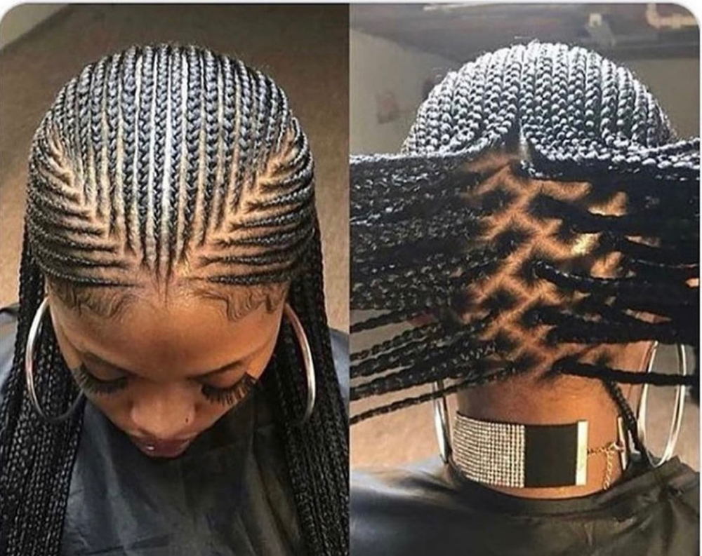 Braid Bar Style With Knotless
