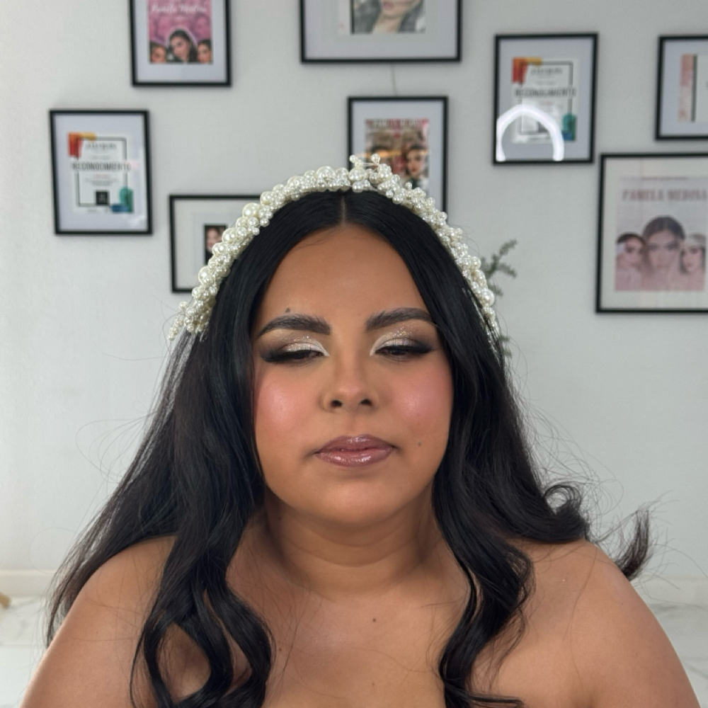 Full Bridal Glam at Medina Studio in Lovington, NM