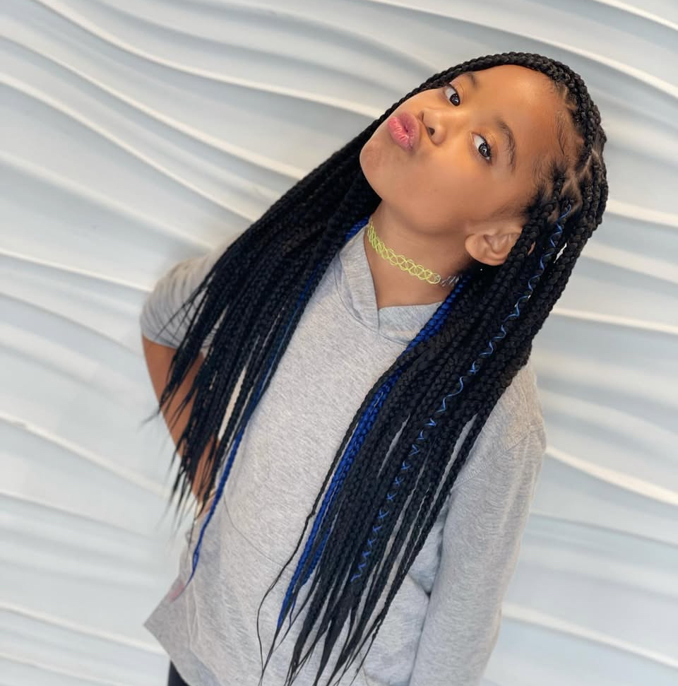 Kids Knotless at Boobabe Braidn Bar in Oxon Hill, MD