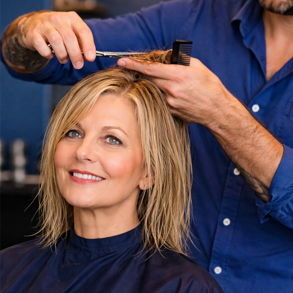 New Guest Haircut + Style at Honey & Ginger Hair Salon in Dallas, TX