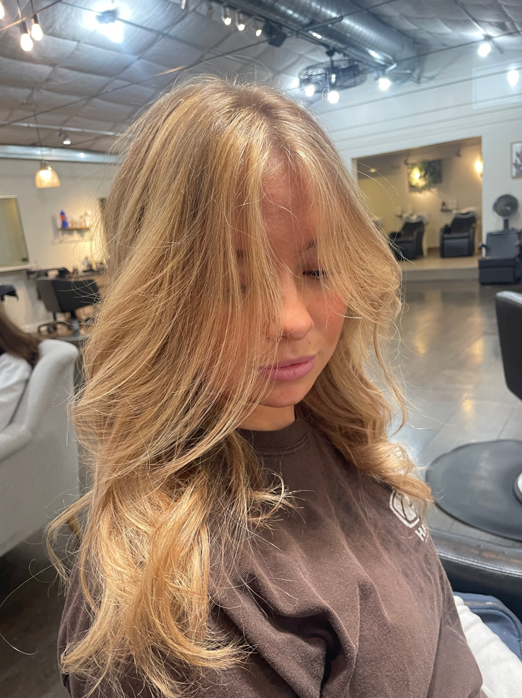 Face Frame Highlight at MadisenLG.Beauty in Roseville, CA