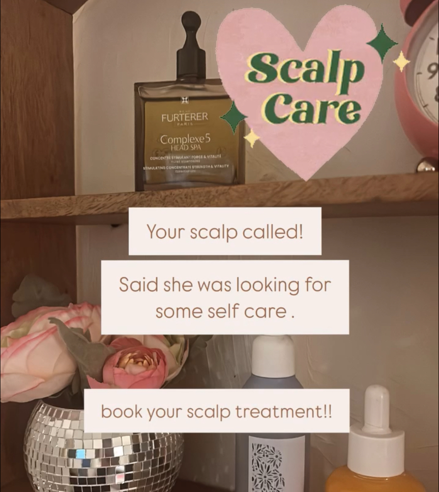Deluxe Scalp Treatment, Blowout